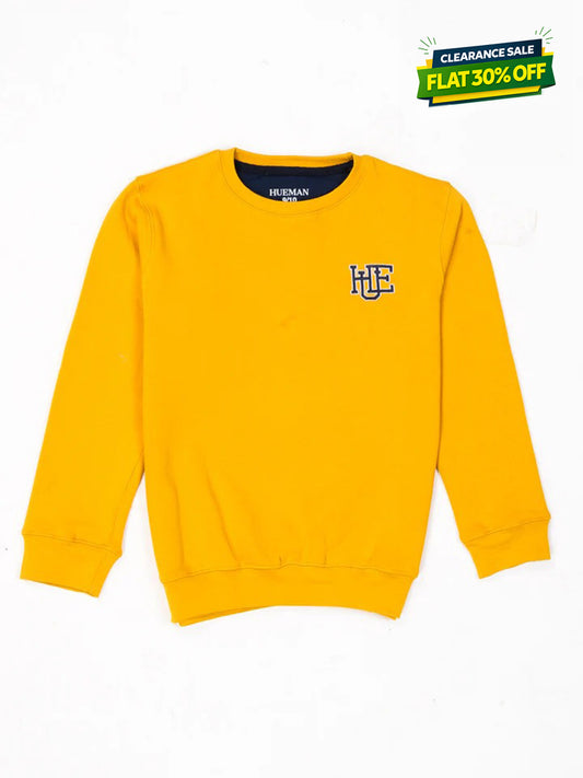 Kids Yellow Fleece Sweatshirt