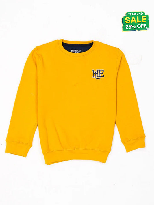 Kids Yellow Fleece Sweatshirt
