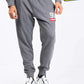 Men Medium Heather Grey Terry Slim Joggers