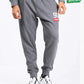 Men Medium Heather Grey Terry Slim Joggers