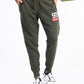 Men Olive Terry Slim Joggers