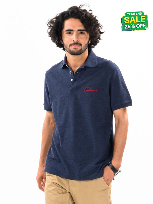 Navy Blue Regular Fit Men’s Polo Shirt