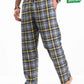 Flannel Plaid Grey/Yellow Relaxed Winter Pajama