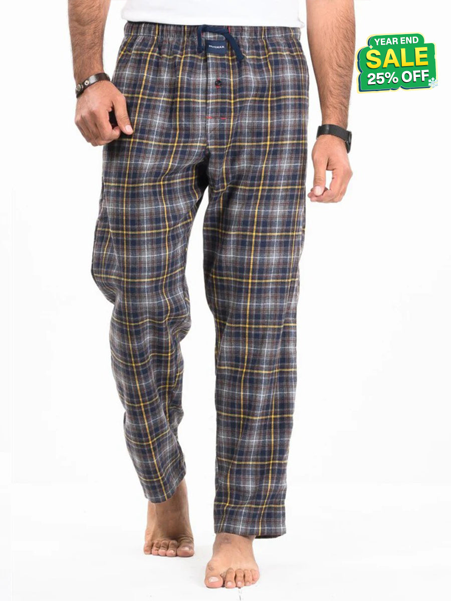 Flannel Plaid Multi Relaxed Winter Pajama
