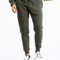 Men Olive Terry Slim Joggers