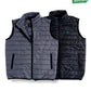Men Grey/Black Quilted Short Body Slim-Fit Gilet Puffer Jackets - Pack of 2