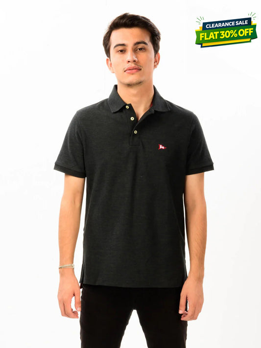 Super Soft Charcoal Grey Men’s Polo Shirt