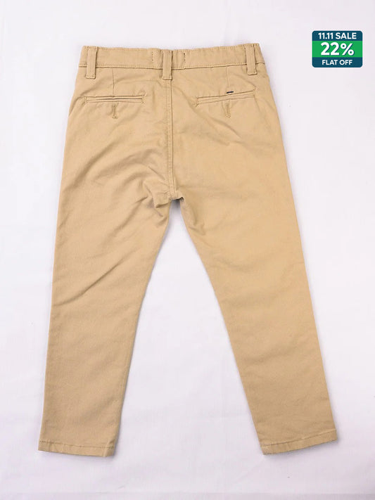 Turtell Kids Khaki Slim Fit Chinos