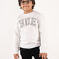 Kids White Fleece Sweatshirt