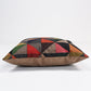 Geometric Pattern Jute Cushion Cover