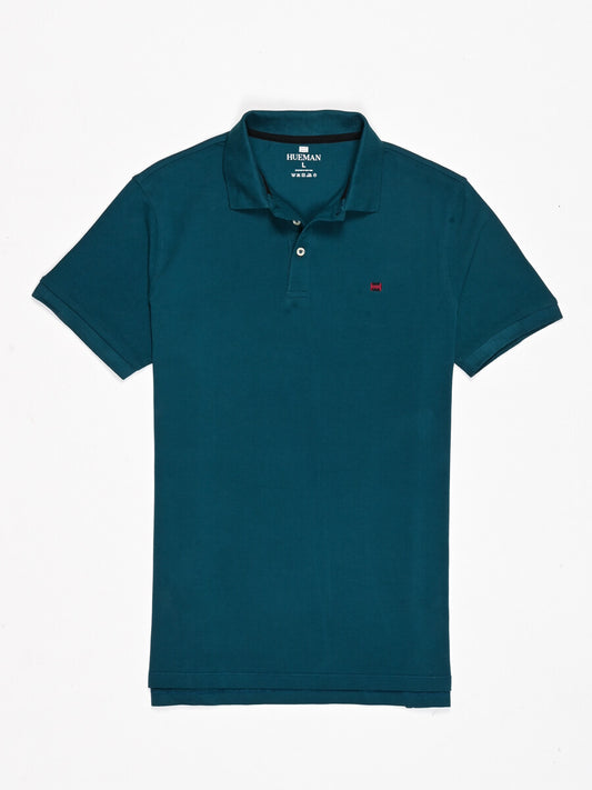 Men's Iconic Teal Polo Shirt