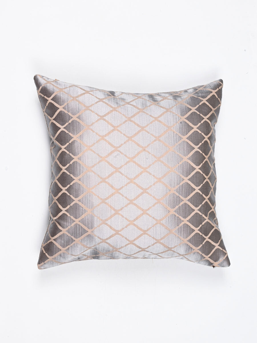 Nordic Style Grey Silk Cushion Cover