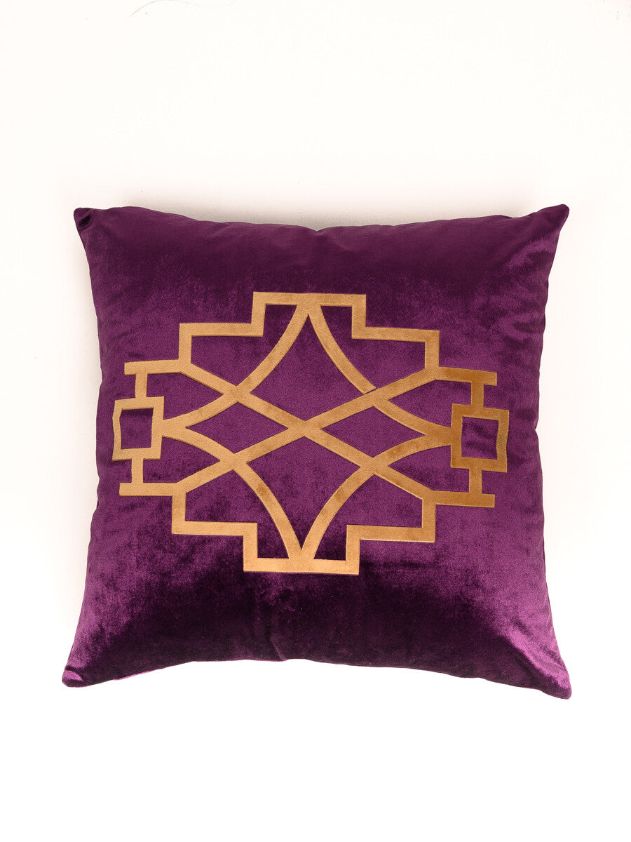 Imperial Purple Velvet Cushion Cover