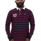 Men's Red/Blue Rugby Shirt