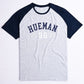 3.0 Grey & Blue Custom Fit Contrast Tee