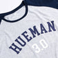 3.0 Grey & Blue Custom Fit Contrast Tee