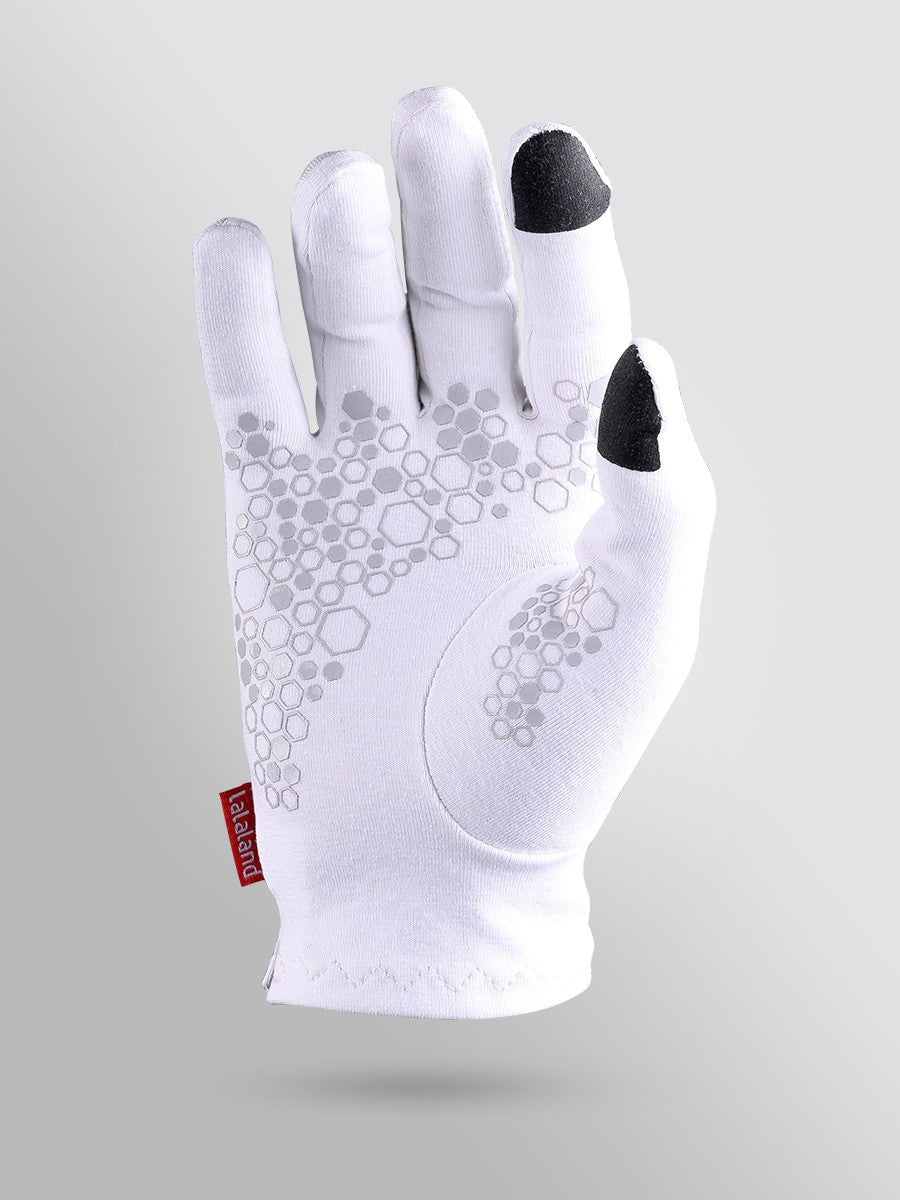 Men Smartphone Touchscreen & Driving Summer Gloves White - 2 Pairs Pack
