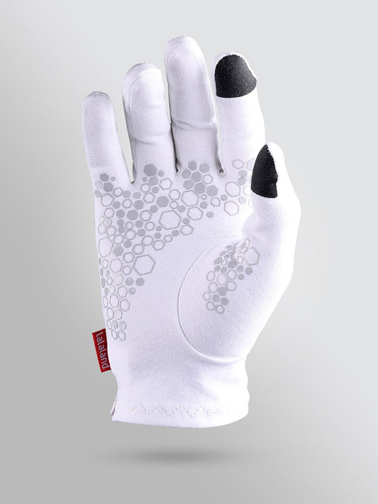 Women Smartphone Touchscreen & Driving Summer Gloves White 2 Pairs Pack