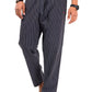 Maroon/Black Cotton Blend Relaxed Pajama