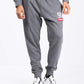 Men Medium Heather Grey Terry Slim Joggers