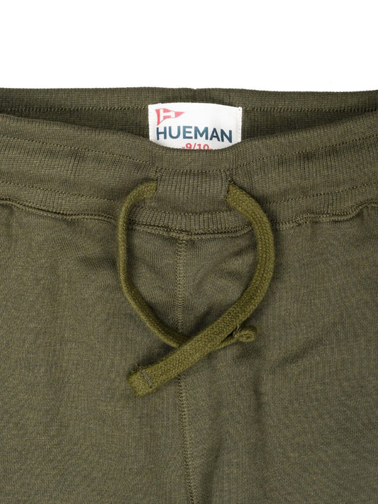 Boys Olive Terry Slim Joggers