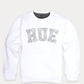 Kids White Fleece Sweatshirt