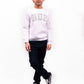 Kids White Fleece Sweatshirt