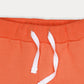 Boys Orange Fleece Slim Joggers