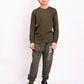 Kids Olive Terry Full Sleeve Sweatshirt