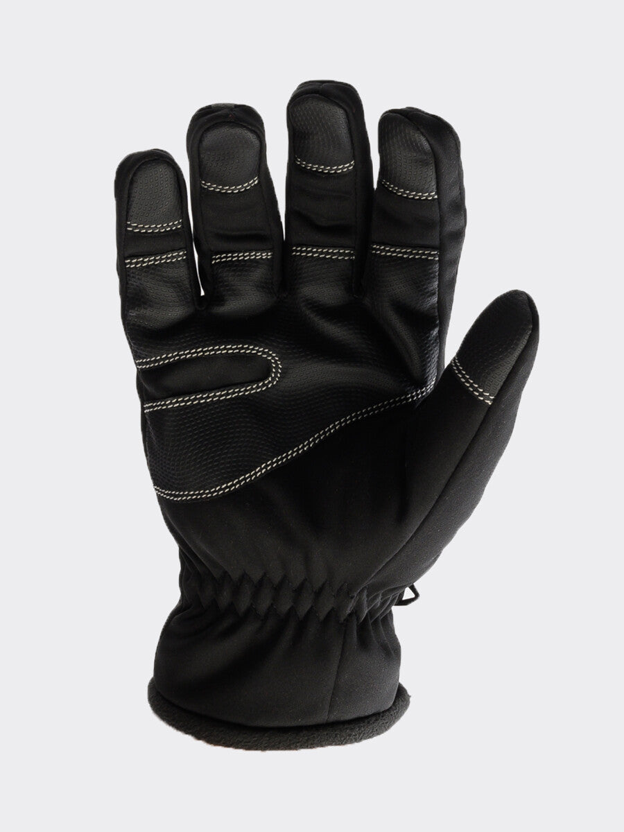 Men's Black Winter Gloves with Insulation