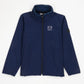 Navy Blue Stand Up Collar Soft Shell Kids Jacket