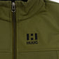 Olive Stand Up Collar Soft Shell Kids Jacket