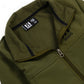 Olive Stand Up Collar Soft Shell Kids Jacket