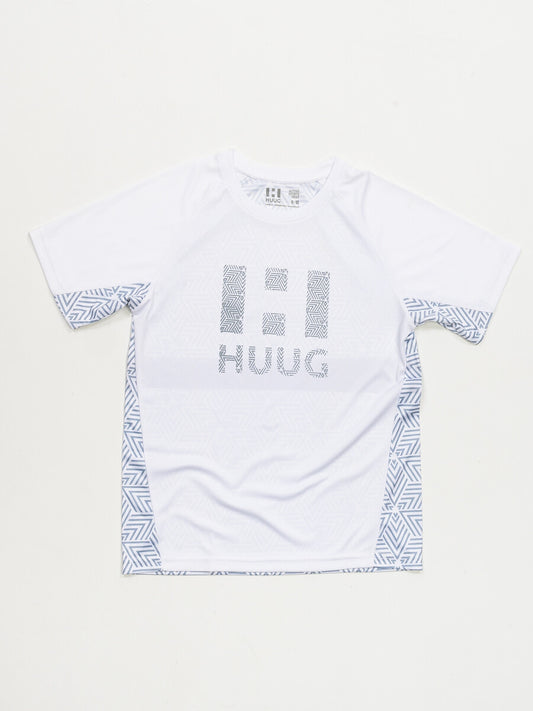 Kids White Short Sleeve T-Shirt Crew Neck