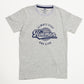 Kids Grey Short Sleeve T-Shirt Crew Neck