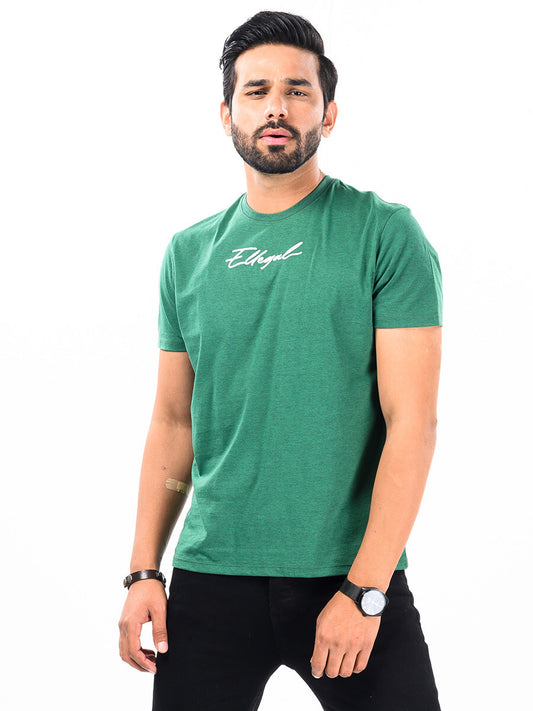 Cally Custom Fit Cotton Blend Tee Shirt- Bright Green