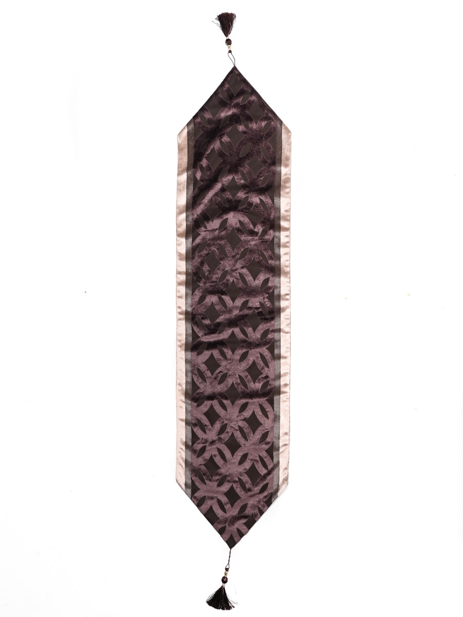 Umber Brown Table Runner