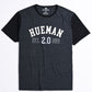 Dark Grey Custom Fit Contrast Tee