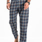 Flannel Plaid Black/White Relaxed Winter Pajama