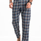 Flannel Plaid Black/White Relaxed Winter Pajama