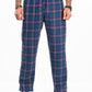 Flannel Plaid Blue/White Relaxed Winter Pajama