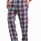 Flannel Plaid Red/Grey Double Lining Relaxed Winter Pajama
