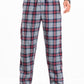 Flannel Plaid Red/Grey Double Lining Relaxed Winter Pajama