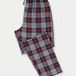 Flannel Plaid Red/Grey Double Lining Relaxed Winter Pajama