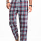 Flannel Plaid Red/Grey Double Lining Relaxed Winter Pajama