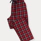 Flannel Plaid Red/White Relaxed Winter Pajama
