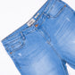 Light Blue Ripped Stretch Denim Jenna Jeans