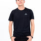 Men’s Black Custom Fit Crew Neck T-Shirt