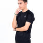 Men’s Black Custom Fit Crew Neck T-Shirt