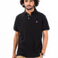 Men's Black Iconic Mesh Regular Fit Short Sleeve Polo Shirt